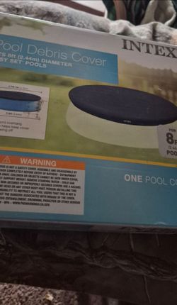Pool cover.