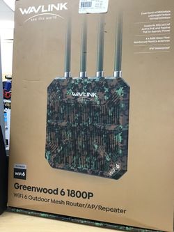 Wavlink Greenwood 6 1800P WiFi 6 Outdoor Router