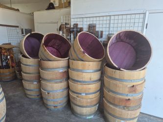French oak half Wine barrels