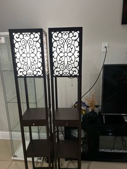 Two  beautiful lamps