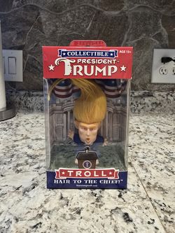 President Donald Trump Collectible Troll Doll - "Hair to The Chief"  NIB 2017 $10