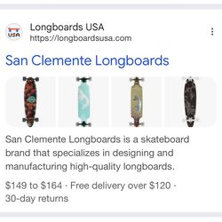 San Clemente long board!