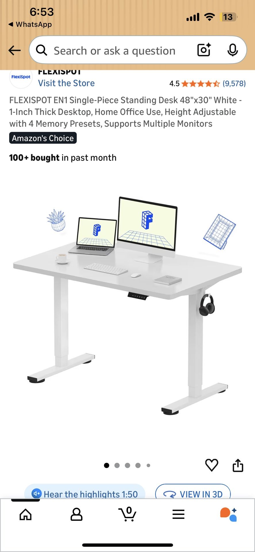 Electric Standing Desk