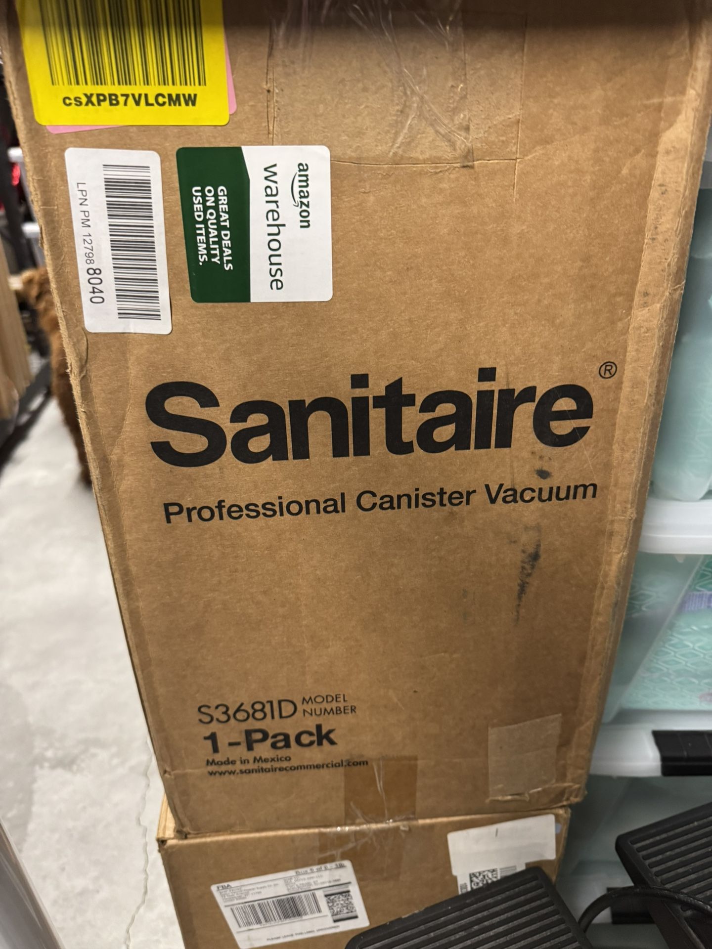 Sanitaire Professional Canister Vacuum – Model S3681D