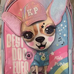 Girls Backpack Kids Backpacks, Cute Dog Backpack
