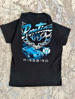GM Pontiac Firebird T-Shirt Men’s Medium Black