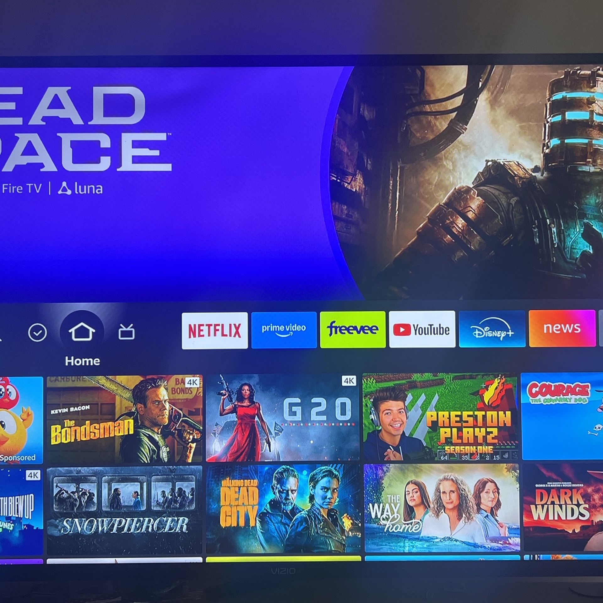 Vizio 50” Led HDR Smart Television