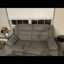 Gray Loveseat