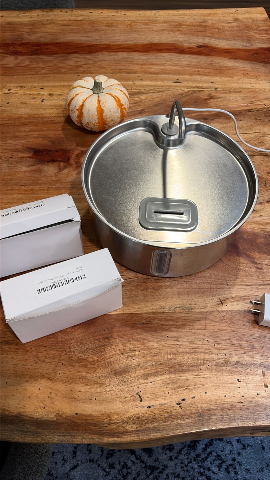 Stainless Steel Cat Water Fountain With Filters