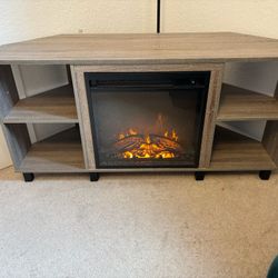 FULL SET - 1 PRICE - MAKE OFFER!!!! Entertainment Center, Coffee Table, Mirror, 2 End Tables, Computer Desk
