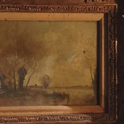 Antiques  Oil Painting From The 18th Centry
