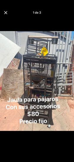 Jaula para pájaros 🐦 en buenas condiciones  se mi nueva