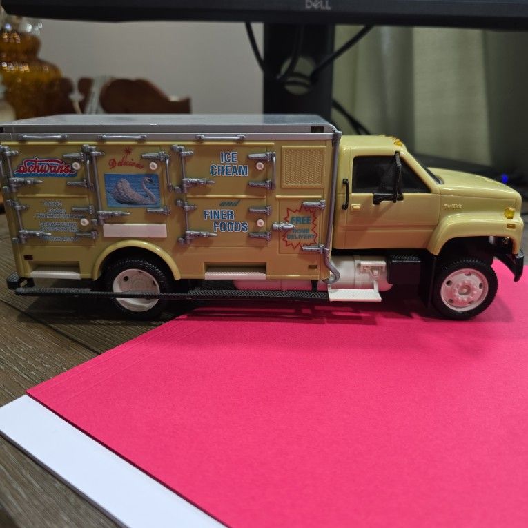 Schwans Ice Cream Truck Bank With Key