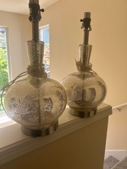 Mercury Glass Lamps