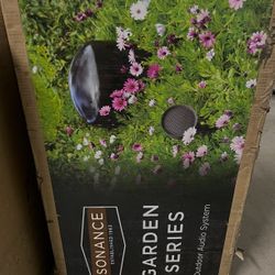 Sonance - Garden Series 8.1-Ch. Outdoor Speaker System with 2-Ch. Amplifier (8-Pack) - Dark Brown/Black