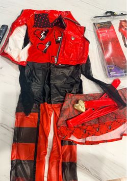 Kids Red Jumpsuit Costume - Descendants: The Rise of Red