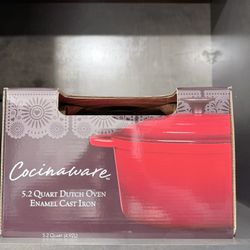 Cast Iron Dutch Oven 5.2L