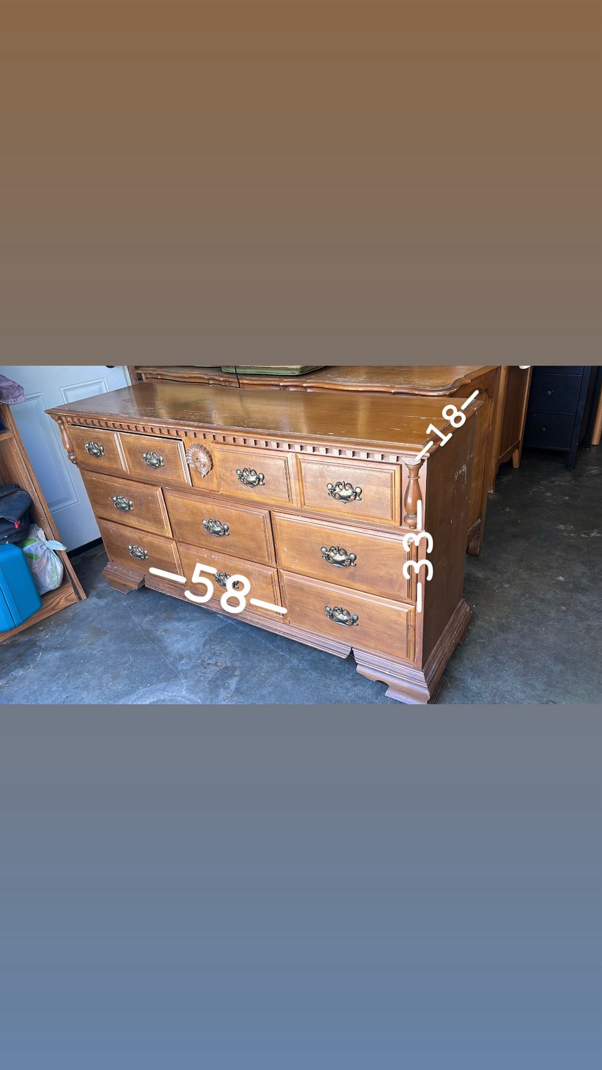 Wooden Dresser 
