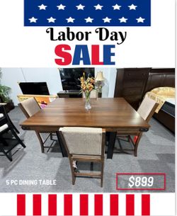 5 PC DINING TABLE