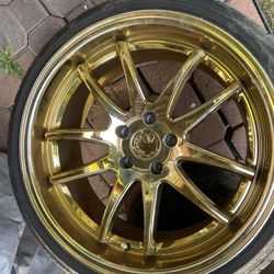 Deep Dish Gold Rims 