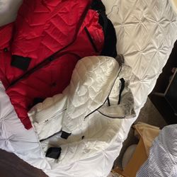 Nautica Ski Jacket Collar Fleece Lined Size S