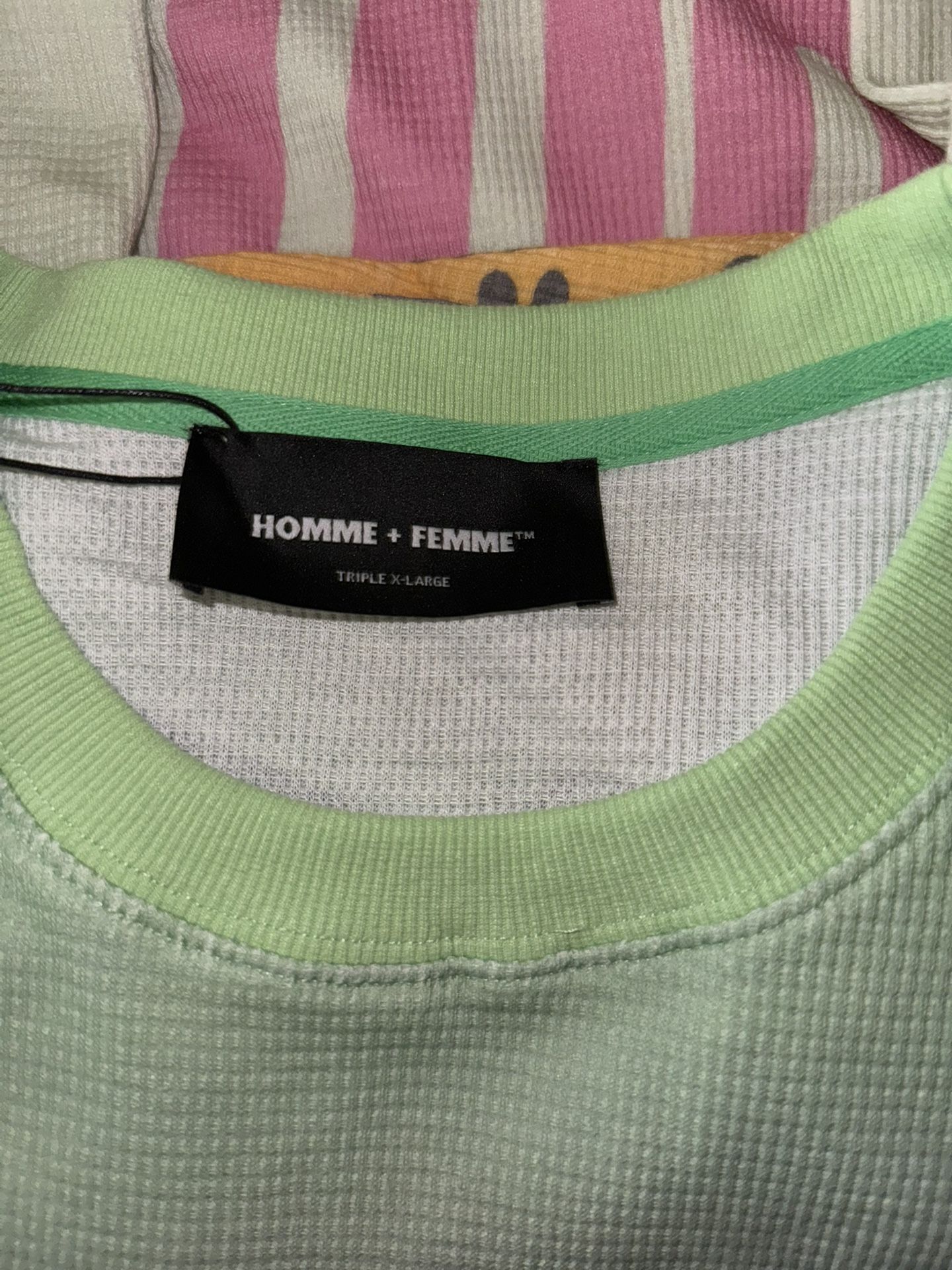 Homme + Femme Mint Green Sweatshirt