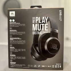 Headphones JBL  Live 660NC Wireless Noise Cancelling Brand New Never Used 