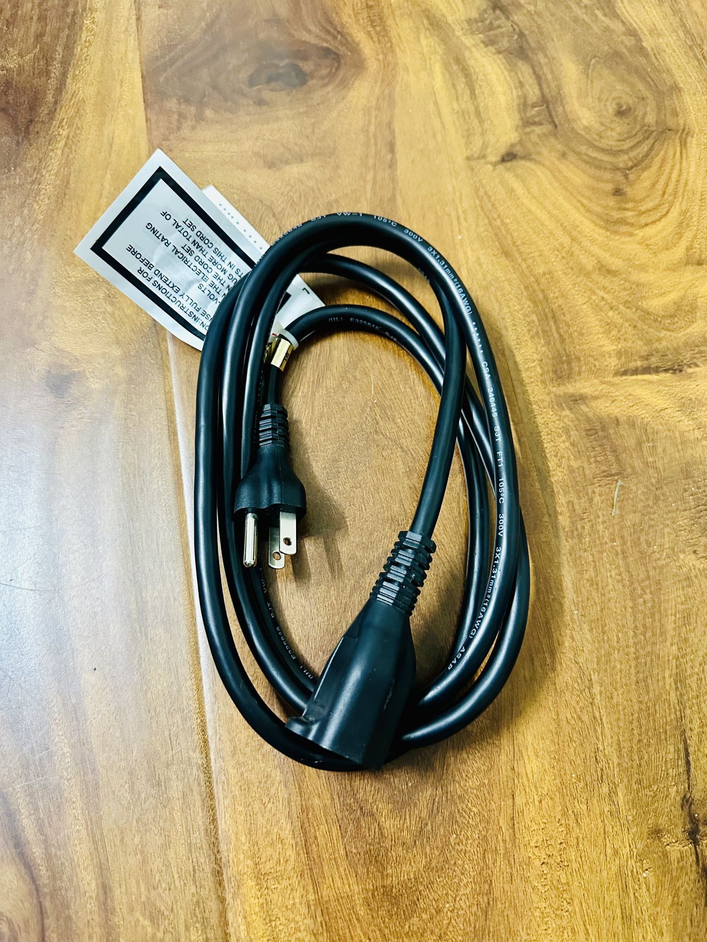 Heavy Duty Extension Cord Size 8ft New Condition