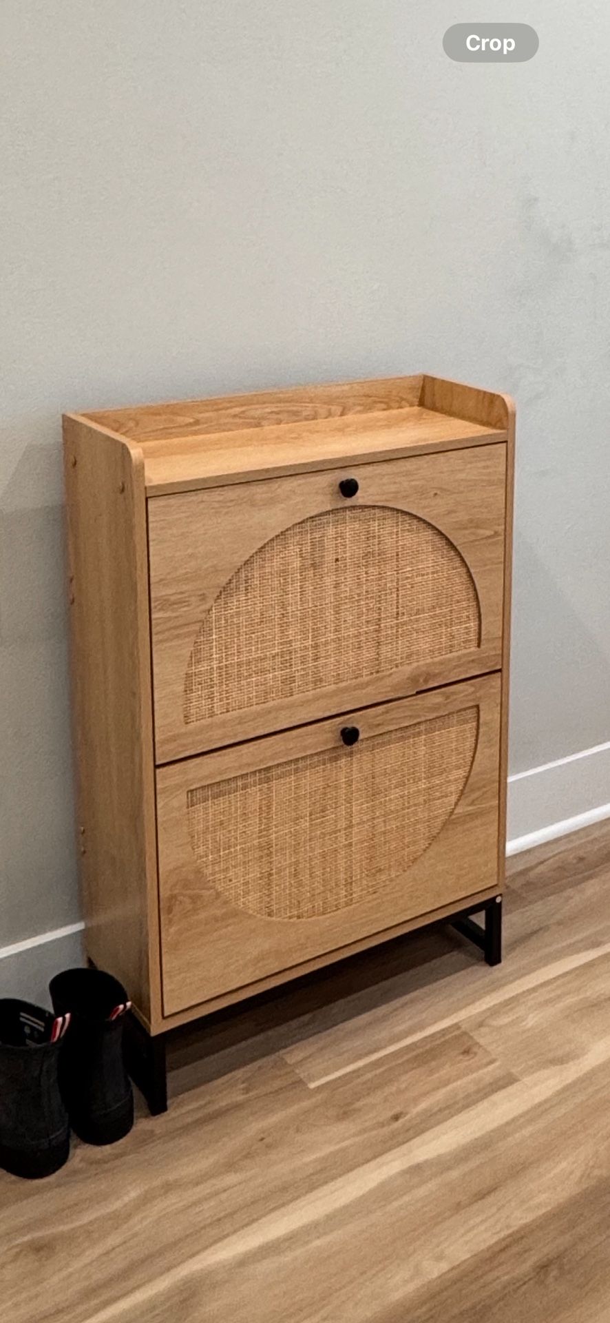 Rattan Shoe Cabinet