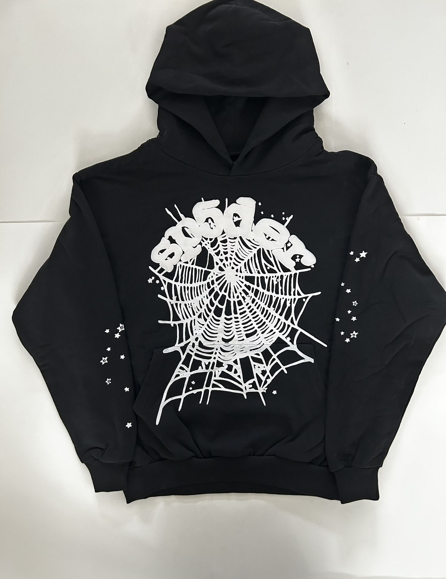 Black And White OG Spider Hoodie Price Negotiable Authentic ✅