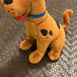 SCOOBY-DOO Ty Beanie Baby Plush Dog Stuffed Animal 7 in