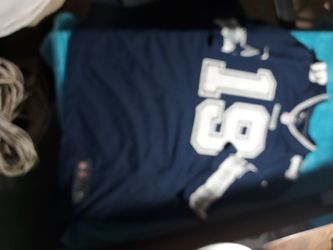 Navy Blue Football Jersey Number 19