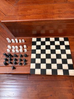 New marble Onyx Stone Chess Set 11” Board 32 Pc Hand Carved 2” King Felt Back