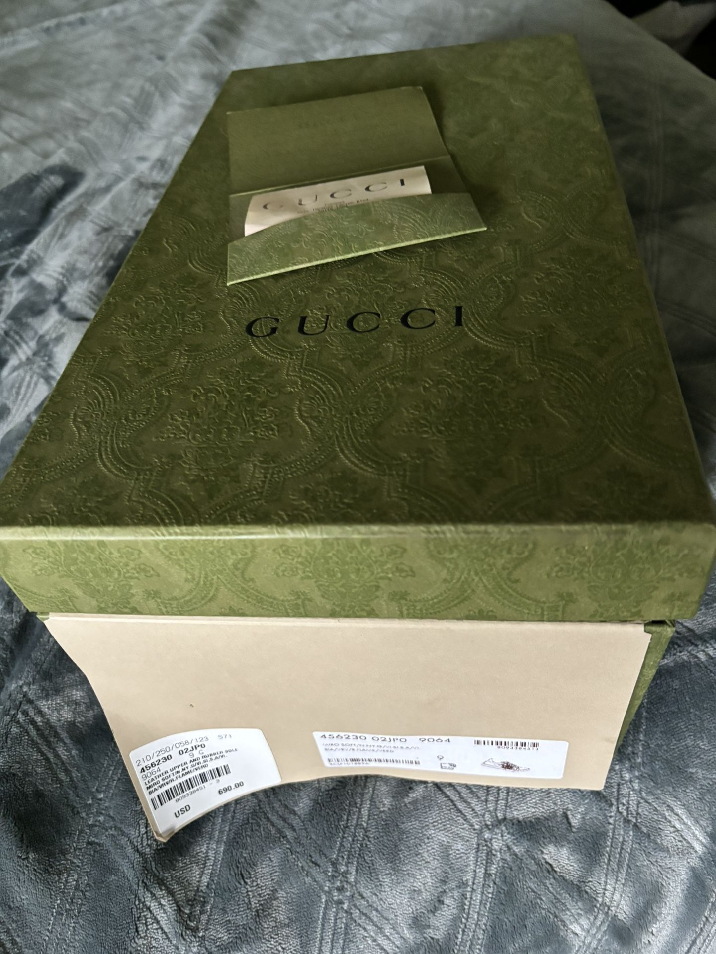 Gucci Ace Embroidered Snake Sneaker Shoes