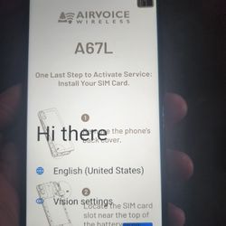 FOXX A67L By Airvoice Free Month To Month Service For 65$