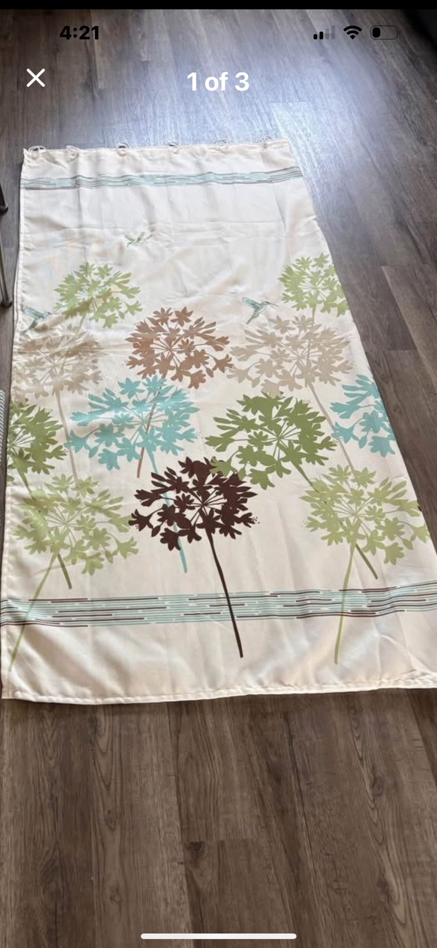 Kohls Embroidered Hummingbird Shower Curtain (Curtain Was Used In Guest Bathroom For Show) PAID $40