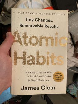 Atomic Habits: An Easy And Proven Way To Build Habits And Break Bad Ones Hardcover 
