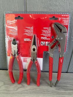 Milwaukee Pliers Kit (3-Piece)