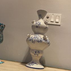 Vintage Ceramic  Tulip Holder - Made in Italy 