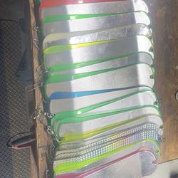 Salmon flashers 11” and 8”