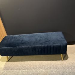  Velvet Bench Ottoman