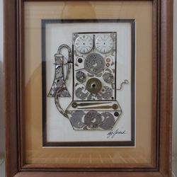 Steampunk Girard Watch And Pocket Watch Parts Picture Art.