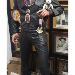 Elvis Presley Life Size Statue From Movieland Wax Museum '68 Comeback Special 