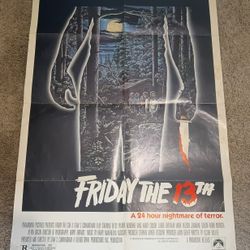 Original One Sheet Theatric Release Movie Posters. All Posters Are Original And Folded As Most Posters Were Back Then. Please Check Description