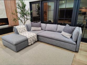 West elm 105" sectional sofa