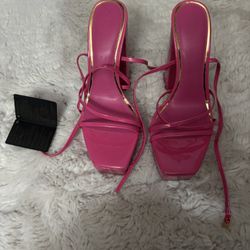 Pink heels