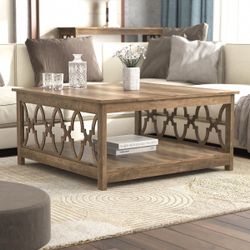 Chessani Square Coffee Table with Storage $100