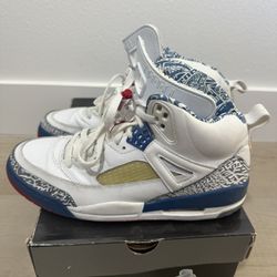 Air Jordan Spizike True Blue Sz 9.5