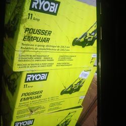  Ryobi 11 Amp push lawn mowers