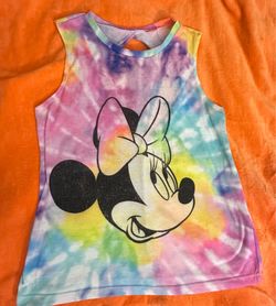 Minnie mouse tie-dye Tee..Sz L